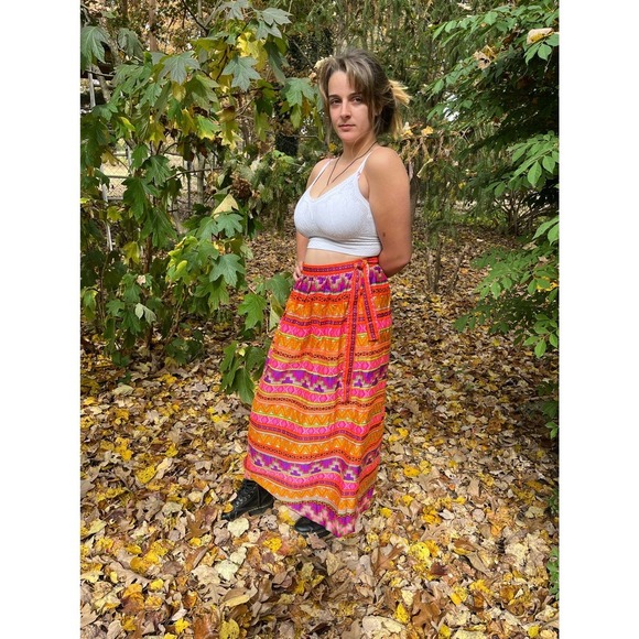 Alice of California Dresses & Skirts - 𝅺Psychedelic Alice of California wrap skirt from 1960’s